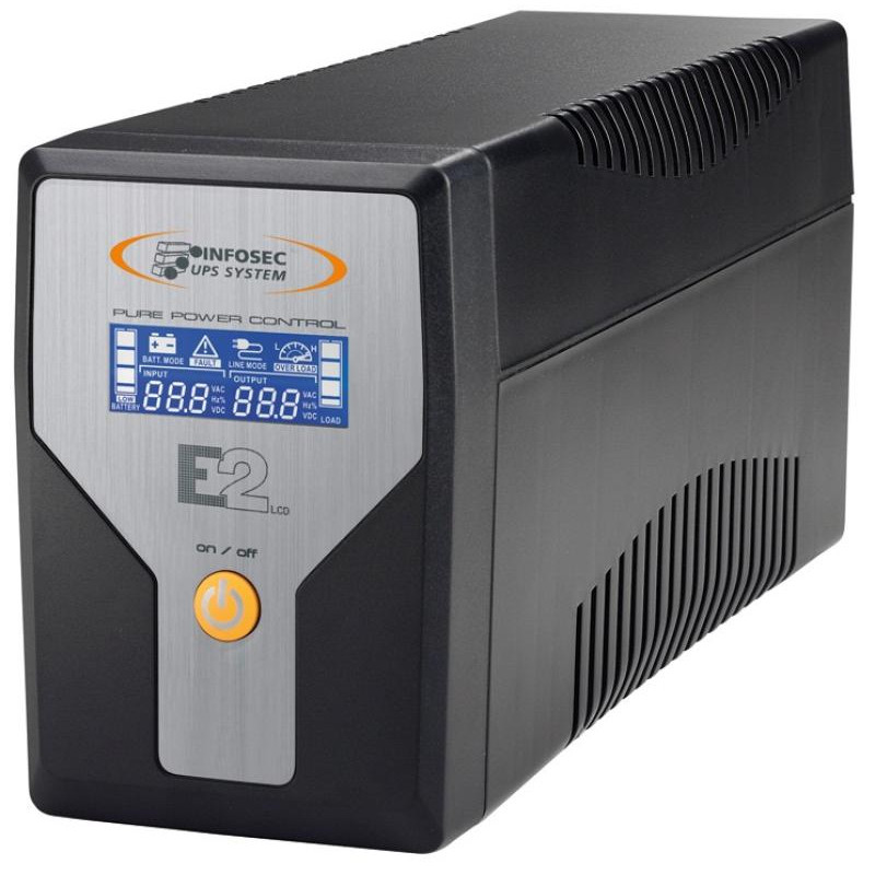 Infosec E2 LCD 800 - On line simple conversion - 800 VA