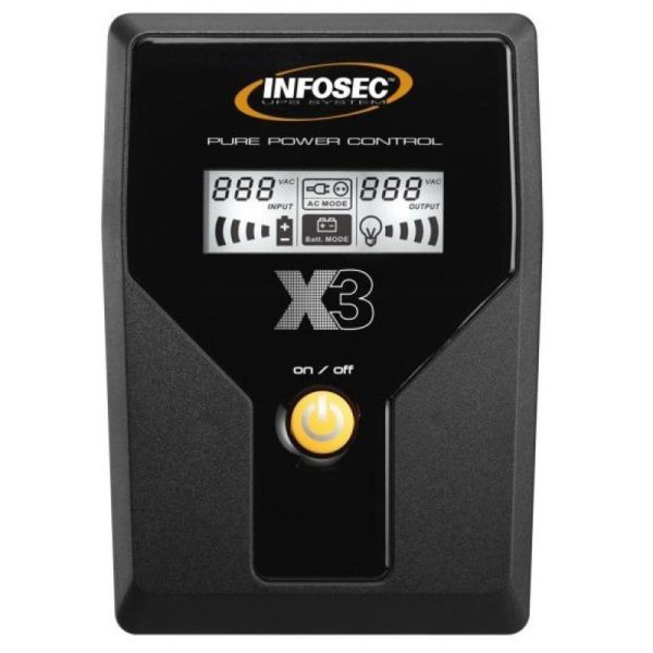 Infosec X3 EX 500 LCD USB FR/SCHUKO - Line interactive