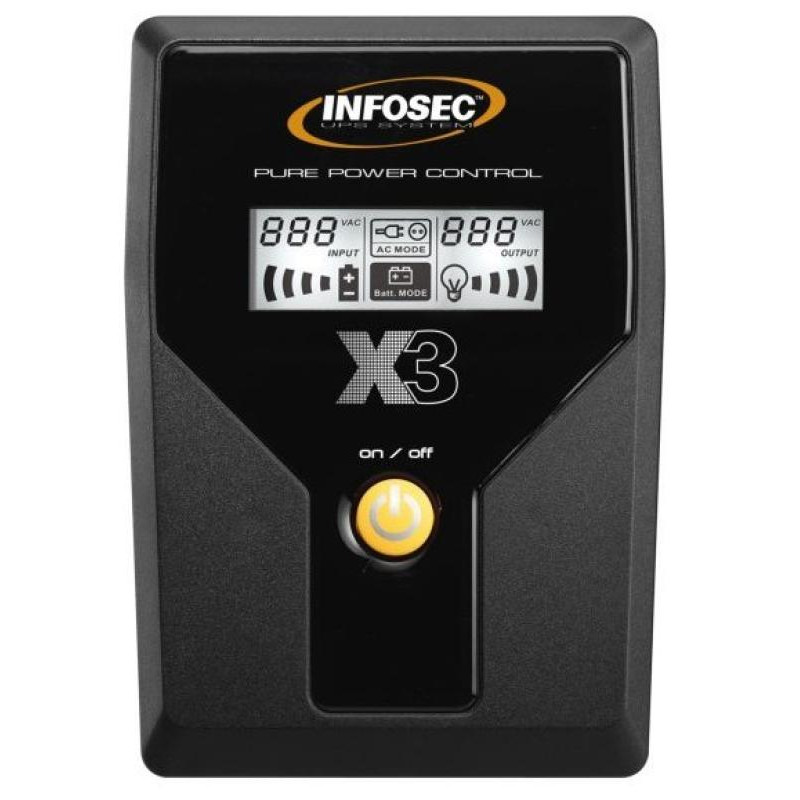 Infosec X3 EX 500 LCD USB FR/SCHUKO - Line interactive