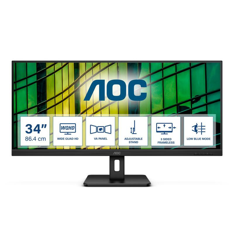 AOC U34E2M · 34″, UWQHD