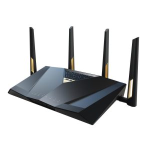 ASUS RT-BE88U routeur sans fil 10 Gigabit Ethernet Bi-bande (2,4 GHz / 5 GHz) Noir, Gris
