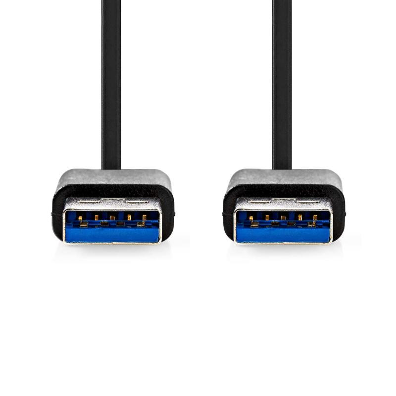 Nedis Cable USB 3.2 A-Male B-Male 2m noir