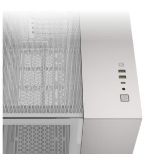 CORSAIR 2500X mATX PC Case, Black/Obsidian Aluminum
