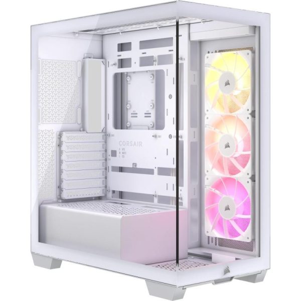 Corsair 3500X ARGB Mid-Tower PC Case, White