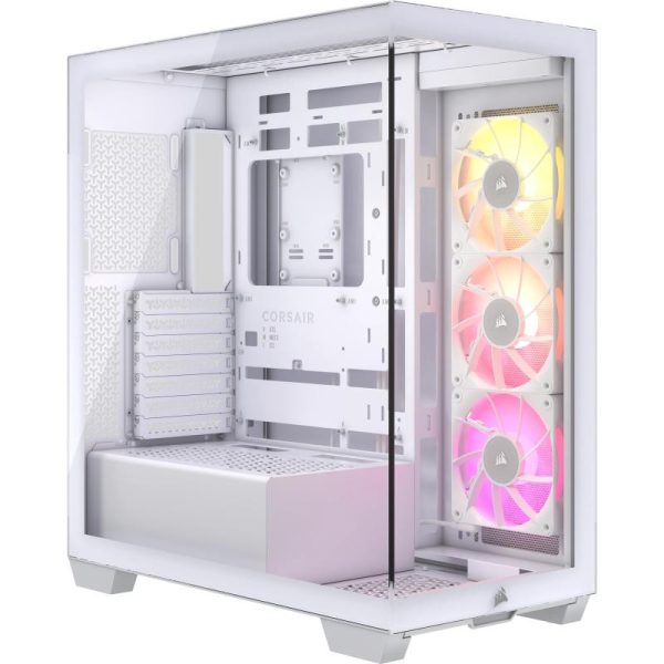 Corsair iCUE Link 3500X RGB Mid-Tower PC Case, White