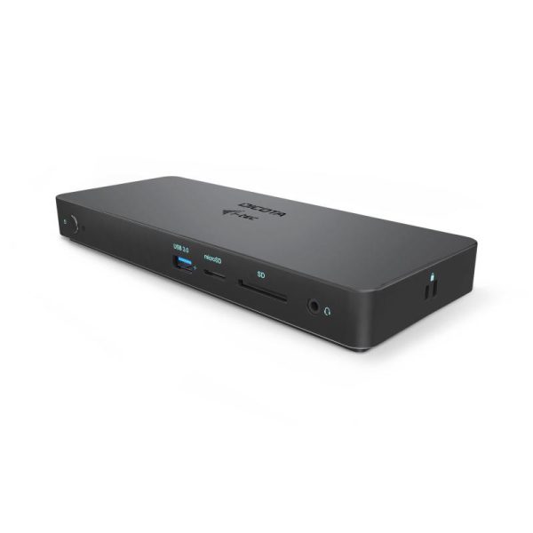 Dicota D32057 hub & concentrateur USB Type-C 10000 Mbit/s Argent