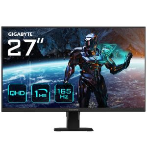 GIGABYTE GS27Q Moniteur de jeu 27" QHD - 2560 x 1440 (QHD), 165Hz, 1ms, 300 cd/m2, FreeSync Premium, HDR Ready, HDMI 2.0, DisplayPort 1.4