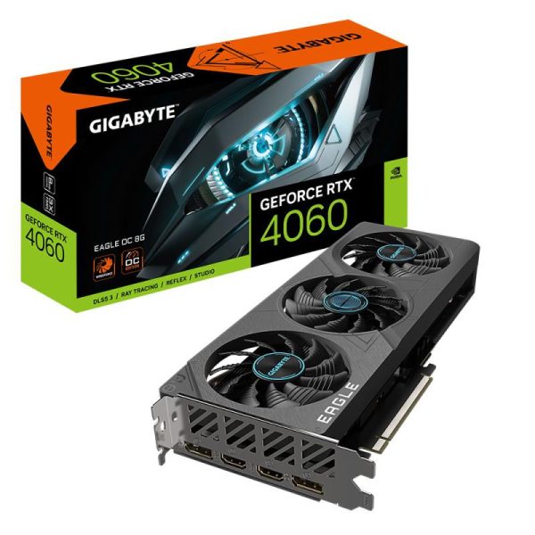 Gigabyte Eagle GeForce RTX 4060 OC 8G Nvidia 8 Go GDDR6