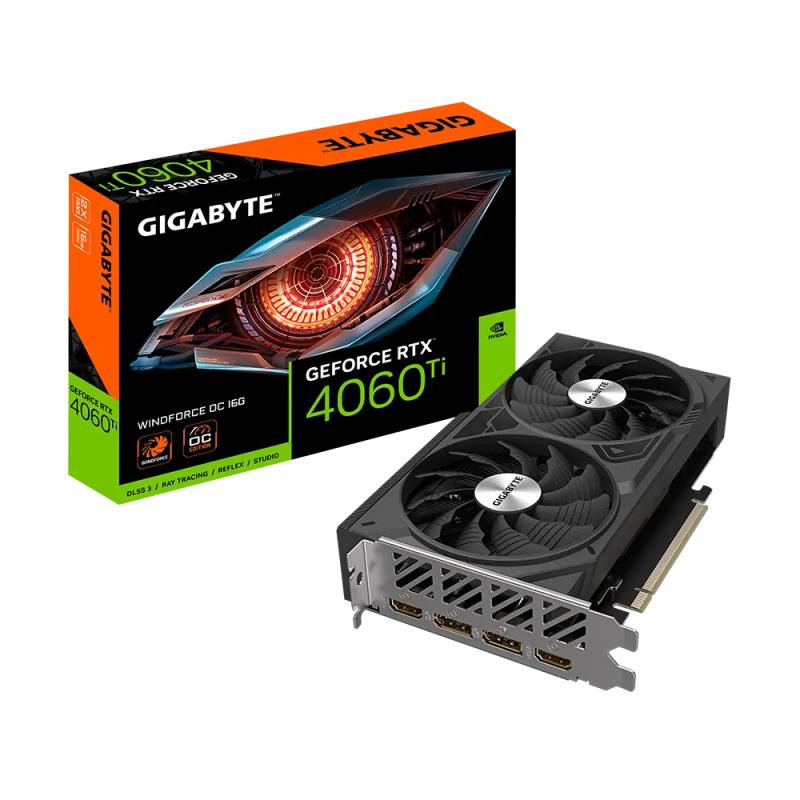 Gigabyte GeForce RTX 4060 Ti Windforce OC 16G Nvidia 16 Go GDDR6