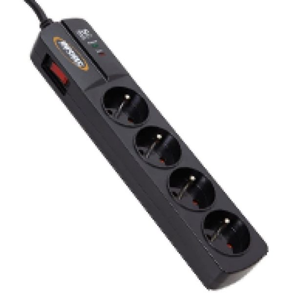 Infosec S4 Black Line II - 4 Prises