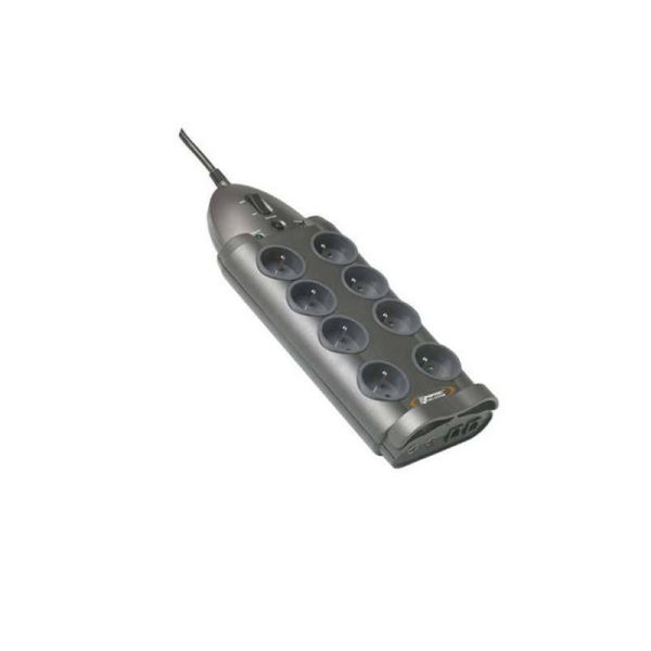 Infosec S8 LAN TV - 8 Prises FR + 2 RJ45 + 2 Coax