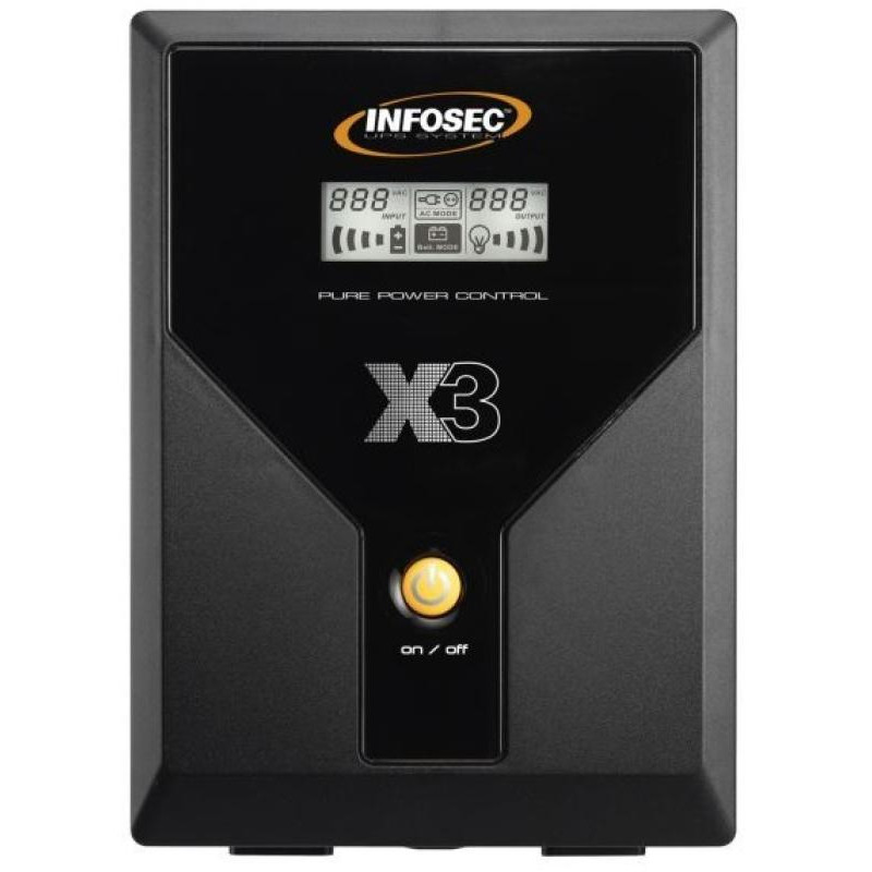 Infosec X3 EX 3000 LCD USB FR/SCHUKO - Line interactive
