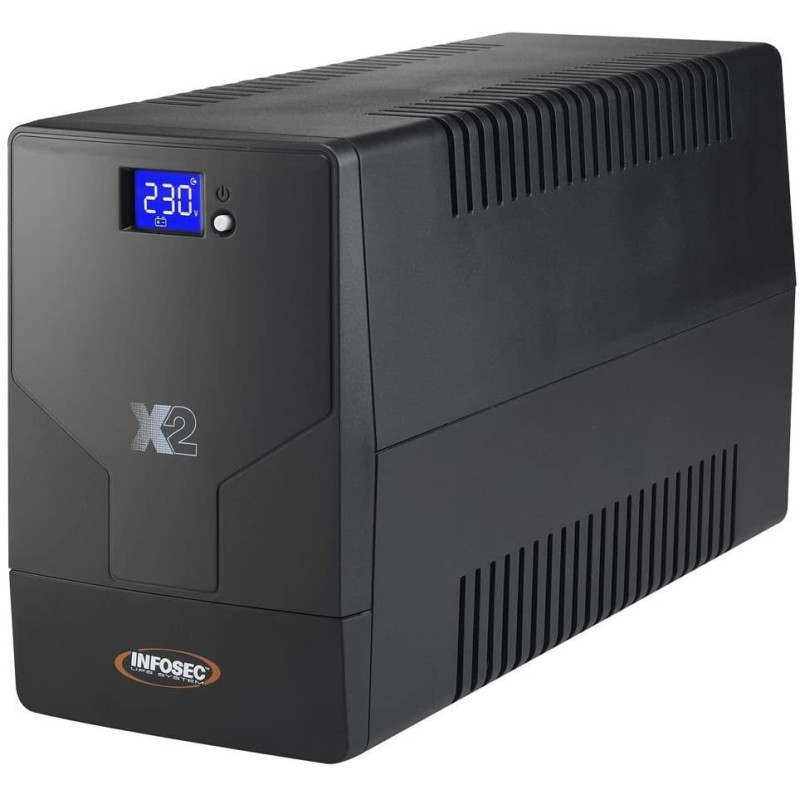 Infosec X2 LCD Touch IEC 2000 VA - Line Interactive - 2000 VA