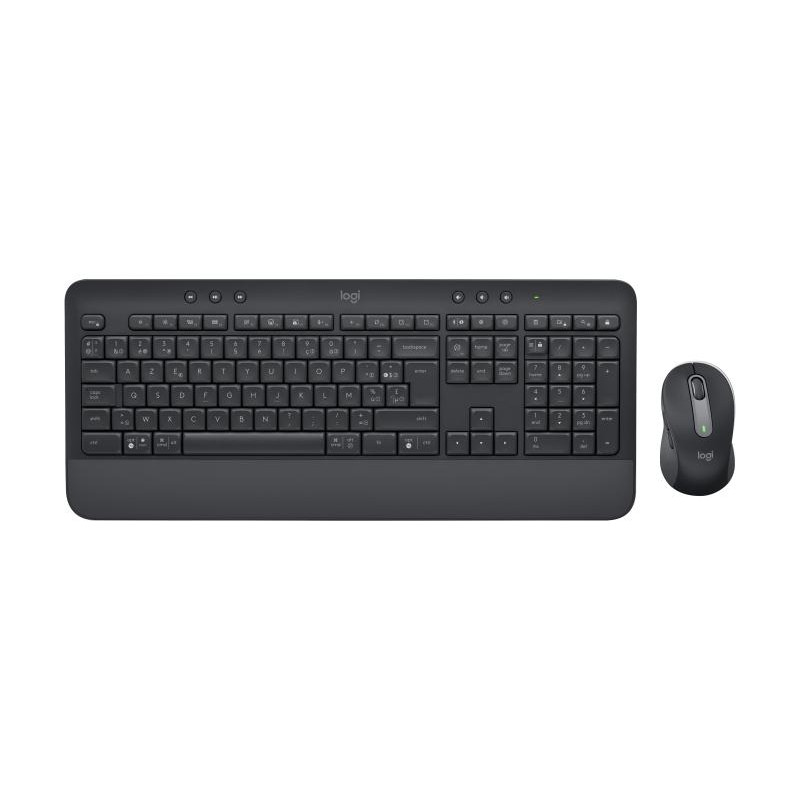 Logitech Signature MK650 Combo For Business clavier Souris incluse Bureau Bluetooth Azerty Français Graphite