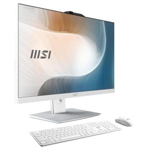 MSI Modern AM242TP 12M-440EU Intel® Core™ i7 i7-1260P 60,5 cm (23.8") 1920 x 1080 pixels Écran tactile PC All-in-One 16 Go DDR4-SDRAM 1 To SSD Wi-Fi 6E (802.11ax) Blanc