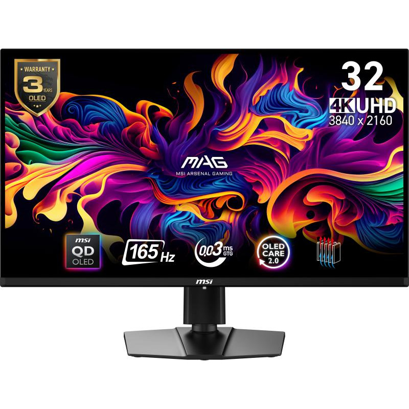 MSI MAG 321UP QD-OLED · 31,5″, 4K UHD