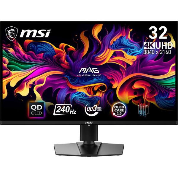 MSI MAG 321UPX QD-OLED · 31,5″, 4K UHD