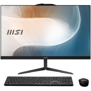 MSI Modern AM242 1M-1084FR Intel Core 3 100U 60,5 cm (23.8") 1920 x 1080 pixels PC All-in-One 8 Go DDR5-SDRAM 512 Go SSD Windows 11 Pro Wi-Fi 6E (802.11ax) Noir