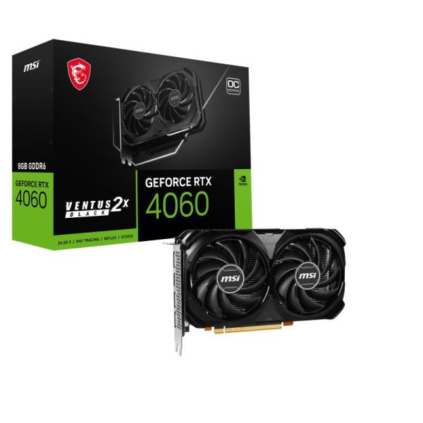 MSI Ventus Geforce RTX 4060 2X Black 8G OC