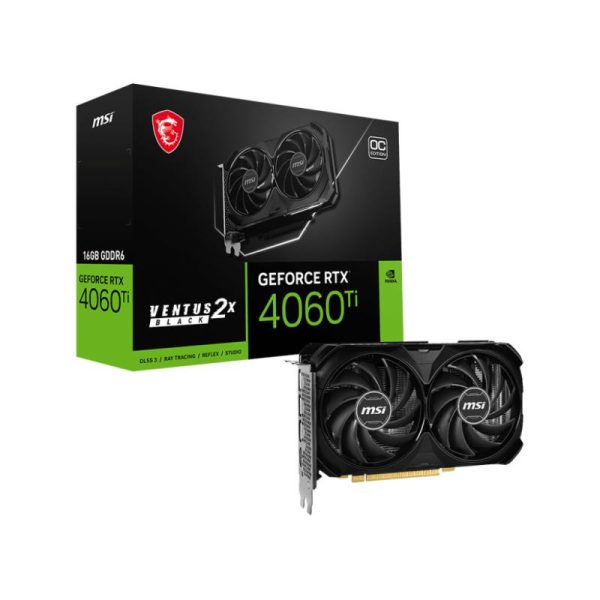 MSI Ventus Geforce RTX 4060 TI 2X Black 16G OC