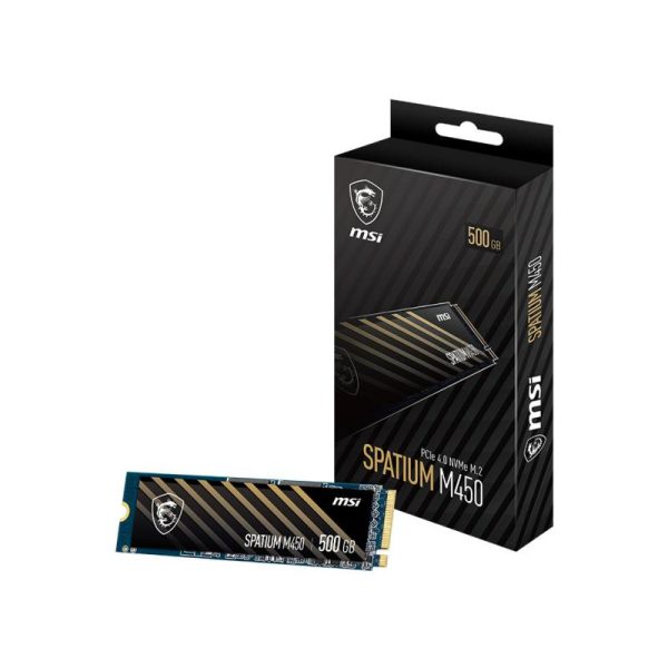 MSI SSD Spatium M450 PCIe 4.0 NVMe M.2 500GB