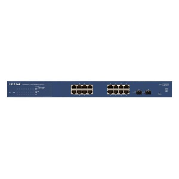 Netgear GS716T Géré L2/L3 Gigabit Ethernet (10/100/1000) Noir