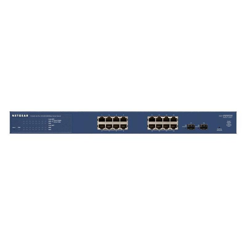 Netgear GS716T Géré L2/L3 Gigabit Ethernet (10/100/1000) Noir
