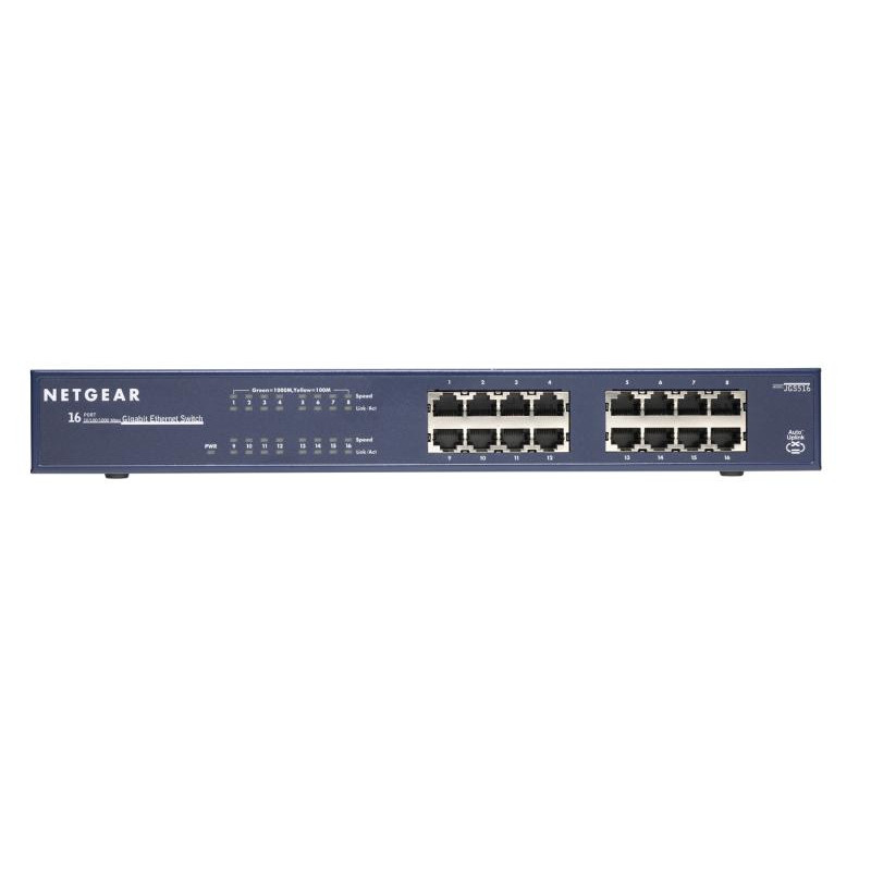 Netgear 16-PORT GE Unmanaged Switch (JGS516)
