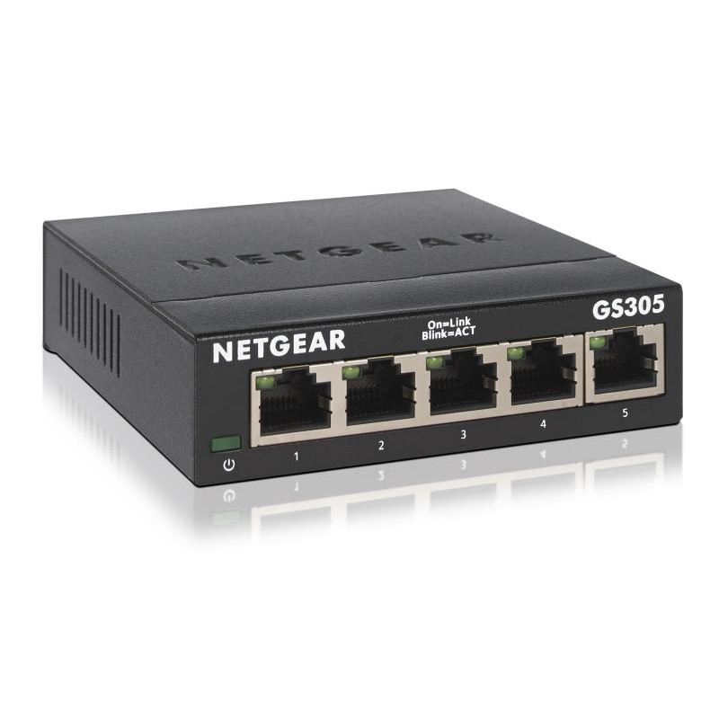 Netgear 5-PORT GE Unmanaged Switch (GS305)