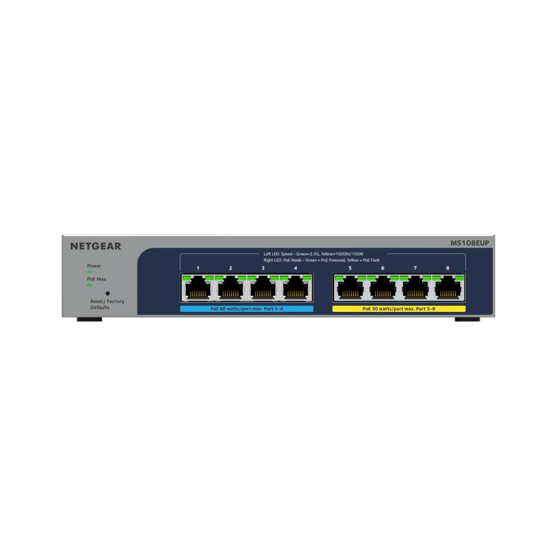 Netgear 8-PORT ULTRA60 PoE++ (MS108EUP)