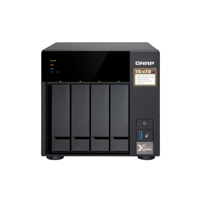 QNAP TS-473-8G Serveur NAS 4 Baies