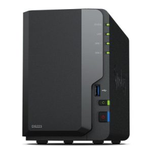 Synology DiskStation DS223 serveur de stockage NAS Bureau Realtek RTD1619B 2 Go DDR4