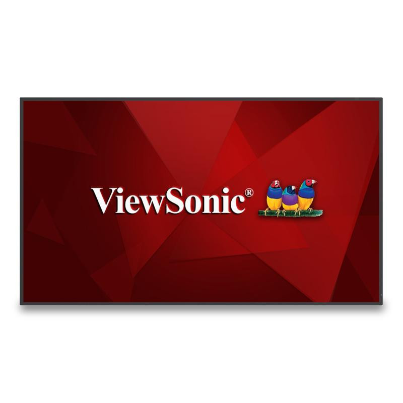 ViewSonic CDE5530 affichage de messages Écran plat de signalisation numérique 139,7 cm (55") LCD 450 cd/m² 4K Ultra HD Noir Intégré dans le processeur Android 11 24/7