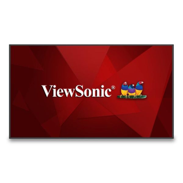 ViewSonic CDE6530 affichage de messages Écran plat de signalisation numérique 165,1 cm (65") LCD Wifi 450 cd/m² 4K Ultra HD Noir Intégré dans le processeur Android 11 24/7