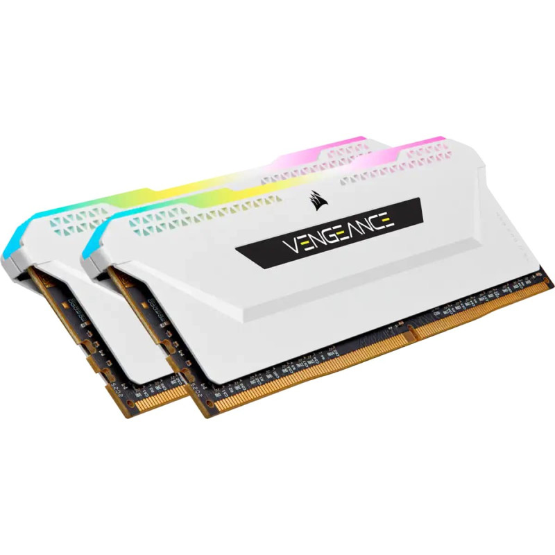 CORSAIR VENGEANCE PRO D4 3600 16G (2x8G) CMH16GX4M2D3600C18W BLANC