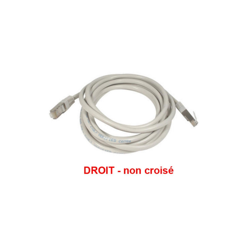 SMARTTECK RJ45 CAT-6 FTP blindé droit 20m