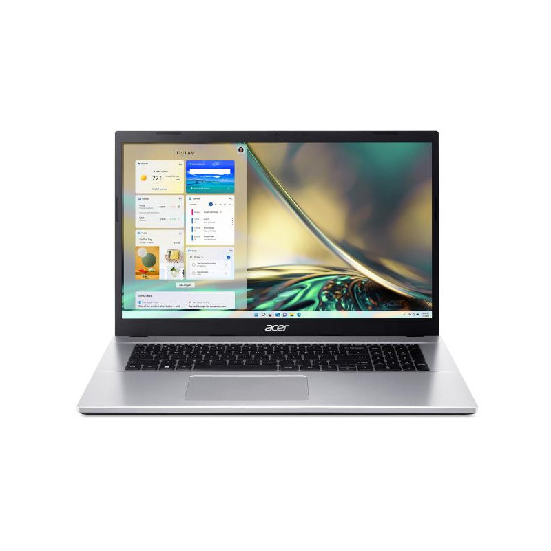 Acer Aspire 3 A317-54 Intel® Core™ i3 i3-1215U Ordinateur portable 43,9 cm (17.3") Full HD 16 Go DDR4-SDRAM 512 Go SSD Wi-Fi 5 (802.11ac) Windows 11 Home Argent