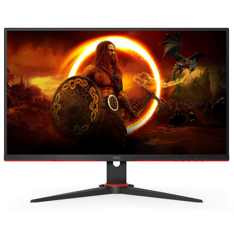 AOC G2 Q27G2E/BK écran plat de PC 68,6 cm (27") 2560 x 1440 pixels Quad HD Noir, Rouge