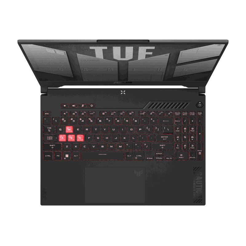 ASUS TUF Gaming A15 TUF507NU-LP086W AMD Ryzen™ 7 7735HS Ordinateur portable 39,6 cm (15.6") Full HD 16 Go DDR5-SDRAM 512 Go SSD NVIDIA GeForce RTX 4050 Wi-Fi 6 (802.11ax) Windows 11 Home Gris