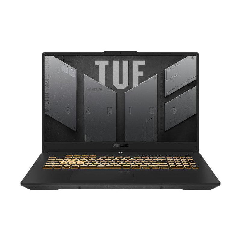 ASUS TUF Gaming F17 TUF707VI-HX064W Intel® Core™ i7 i7-13620H Ordinateur portable 43,9 cm (17.3") Full HD 16 Go DDR5-SDRAM 1 To SSD NVIDIA GeForce RTX 4070 Wi-Fi 6 (802.11ax) Windows 11 Home Gris