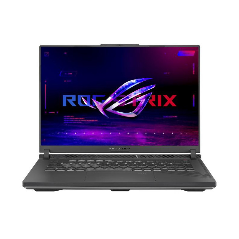 ASUS ROG Strix G16 G614JV-N4213X Intel® Core™ i7 i7-13650HX Ordinateur portable 40,6 cm (16") WQXGA 16 Go DDR5-SDRAM 512 Go SSD NVIDIA GeForce RTX 4060 Wi-Fi 6E (802.11ax) Windows 11 Pro Noir, Gris