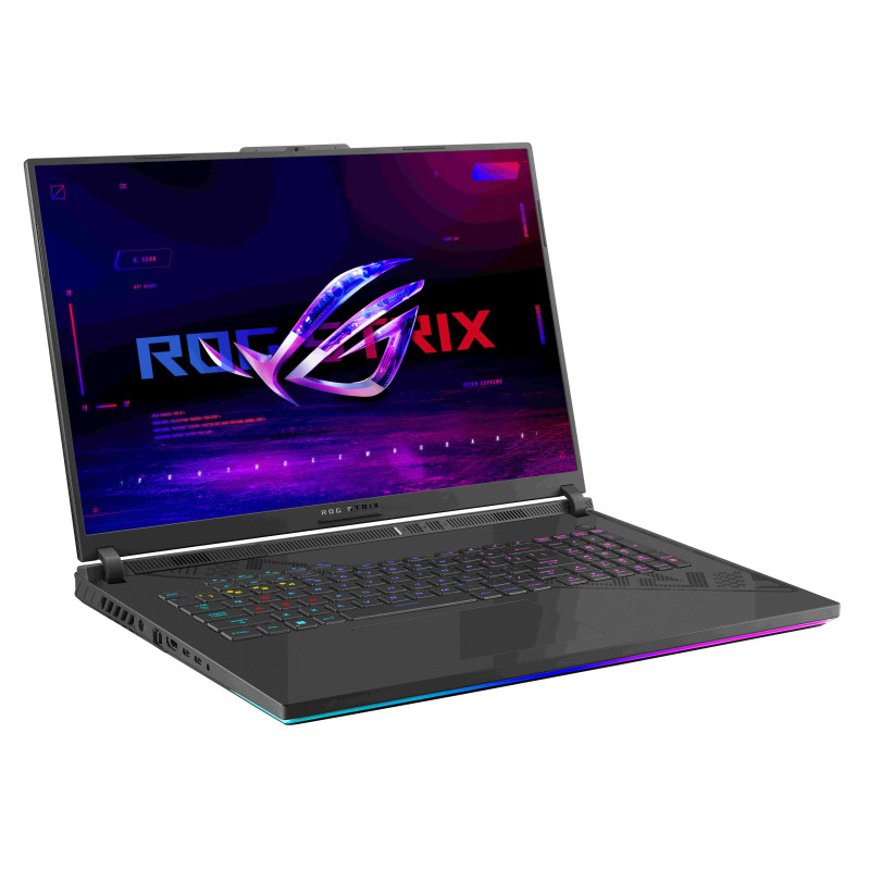 ASUS ROG Strix G18 G814JZ-N6011W Intel® Core™ i9 i9-13980HX Ordinateur portable 45,7 cm (18") WQXGA 32 Go DDR5-SDRAM 1 To SSD NVIDIA GeForce RTX 4080 Wi-Fi 6E (802.11ax) Windows 11 Home Noir, Gris