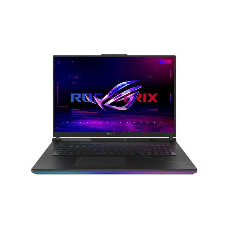 ASUS ROG Strix SCAR 18 G834JYR-N6090W Intel® Core™ i9 i9-14900HX Ordinateur portable 45,7 cm (18") WQXGA 64 Go DDR5-SDRAM 2 To SSD NVIDIA GeForce RTX 4090 Wi-Fi 6E (802.11ax) Windows 11 Home Noir