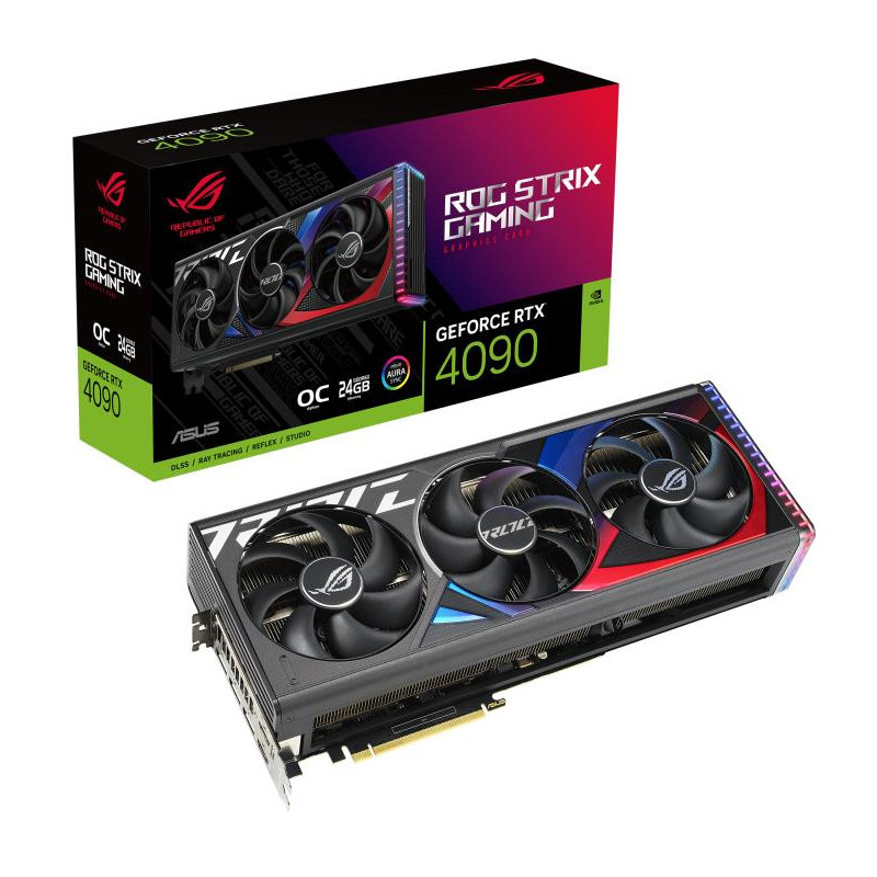 ASUS ROG -STRIX-RTX4090-O24G-GAMING Nvidia GeForce RTX 4090 24 Go GDDR6X