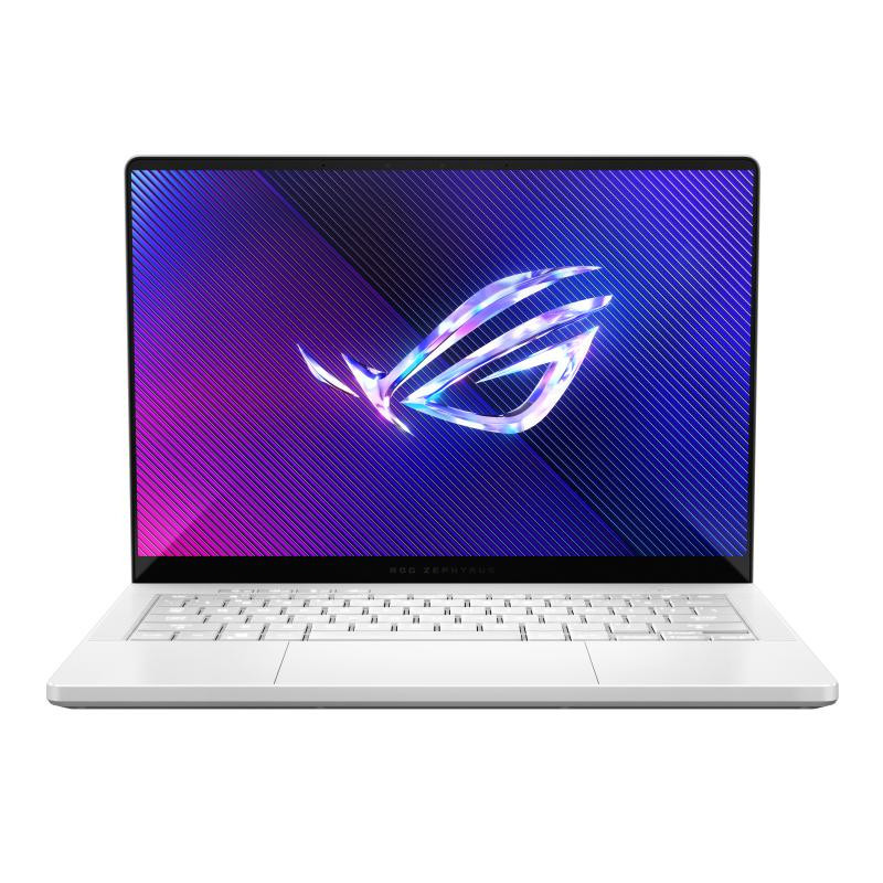 ASUS ROG Zephyrus G14 GA403UV-QS150W AMD Ryzen™ 9 8945HS Ordinateur portable 35,6 cm (14") 3K 32 Go LPDDR5x-SDRAM 1 To SSD NVIDIA GeForce RTX 4060 Wi-Fi 6E (802.11ax) Windows 11 Home Blanc
