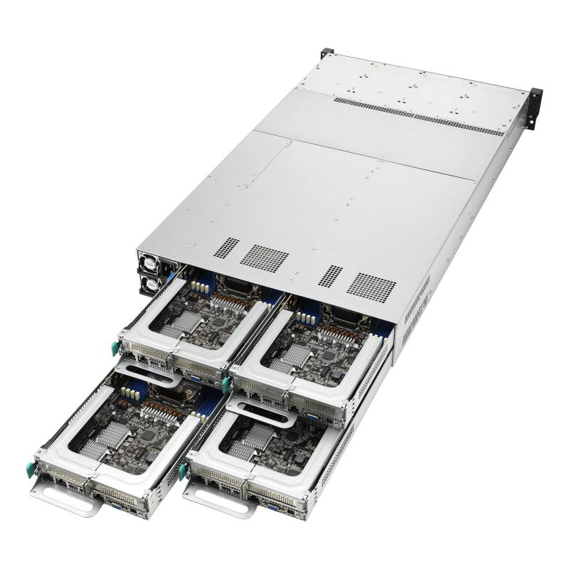 ASUS RS720Q-E11-RS8U Intel C741 LGA 4677 (Socket E) Rack (2 U) Noir, Argent