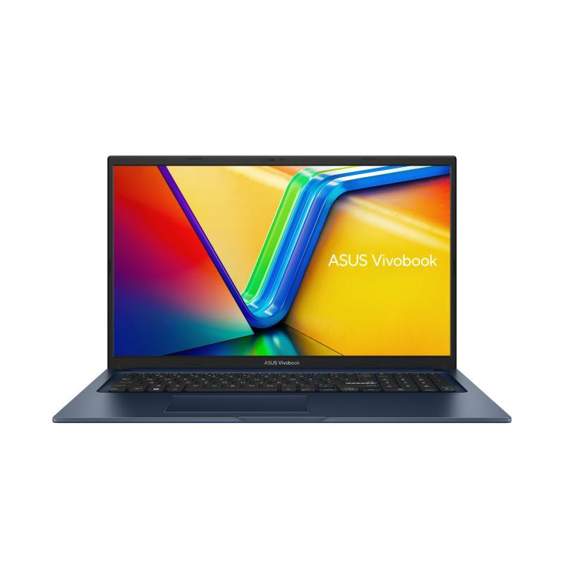 ASUS Vivobook 17 X1704 Intel® Core™ i7 i7-1355U Ordinateur portable 43,9 cm (17.3") Full HD 16 Go DDR4-SDRAM 512 Go SSD Wi-Fi 6E (802.11ax) Windows 11 Pro Bleu