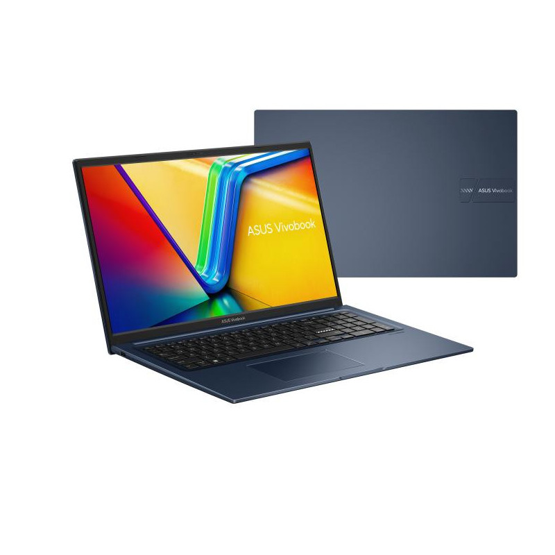 ASUS Vivobook 17 X1704ZA-AU250W Intel® Core™ i5 i5-1235U Ordinateur portable 43,9 cm (17.3") Full HD 16 Go DDR4-SDRAM 512 Go SSD Wi-Fi 6E (802.11ax) Windows 11 Home Bleu