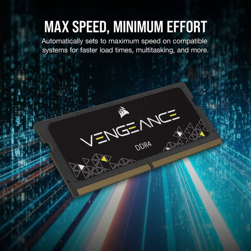 Corsair Vengeance SODIMM DDR4 16 GO (1X 16GO) 3200 MHZ Noir