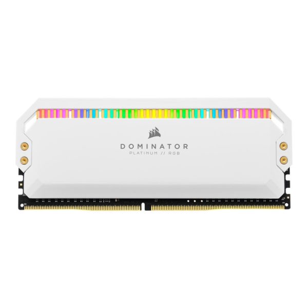 Corsair Dominator Platinum RGB 32GO DDR4 3200 CL16 ( 4x8GO) Blanc.